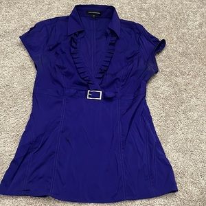Express blue top size medium